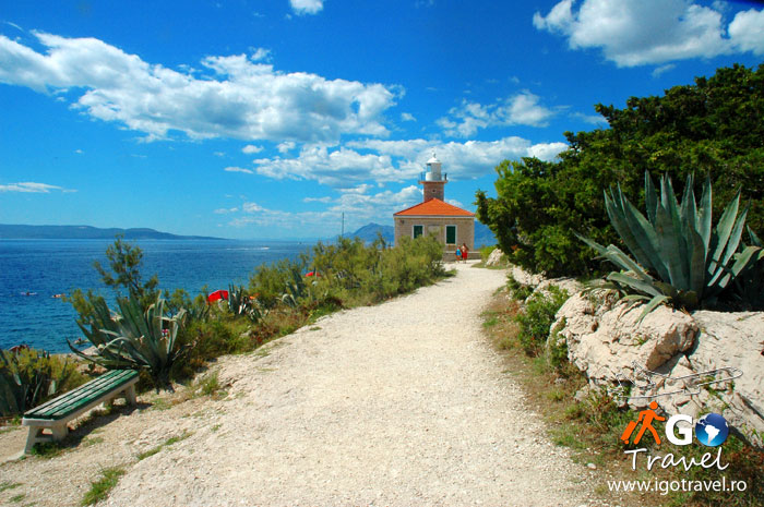 SvPetar lighthouse Makarska croatia