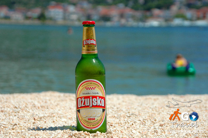 ozujsko beer beach croatia